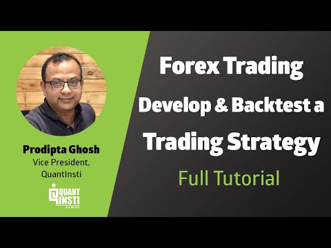 Forex Trading Strategies and Backtesting Techniques using Quantra Blueshift by Prodipta Ghosh, Forex Event Driven Trading View