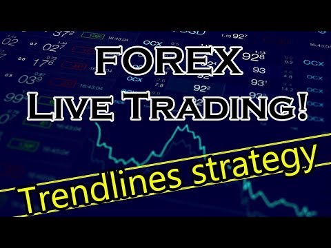 Great Forex Live Trading! Using Trendlines strategy on 15m!, Forex Event Driven Trading Techniques