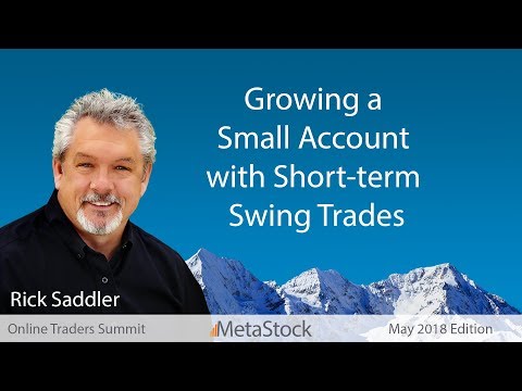 Growing a Small Account with Short-term Swing Trades - Rick Saddler, Forex Swing Trading Books