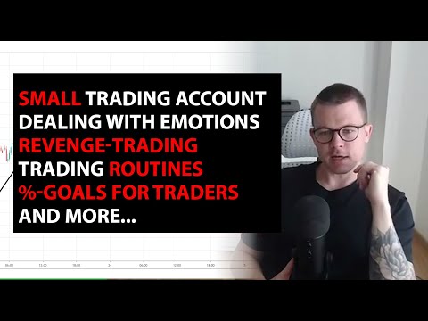 Growing a small trading account, dealing with emotions & more - Live trading Q&A with Rolf, Forex Momentum Trading Qna