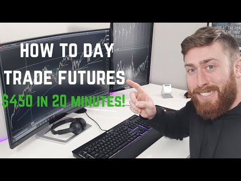 HOW TO DAY TRADE E-MINI S&P 500 FUTURES (ES) $450 IN UNDER 20 MINUTES!!, Scalping Futures