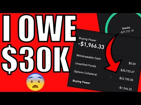 I OWE ROBINHOOD $30,000!?!? The REAL Risks Of Day Trading
