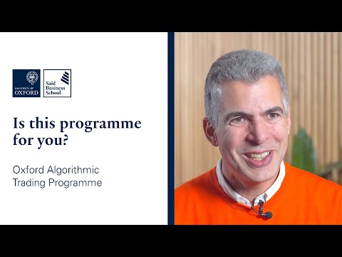 Is this programme for you? | Oxford Algorithmic Trading Programme, Forex Algorithmic Trading Courses