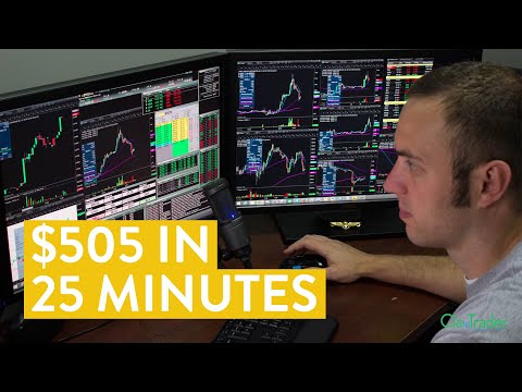 [LIVE] Day Trading | $505 in 25 Minutes (make money online)