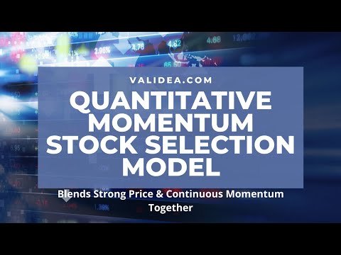 Quantitative Momentum Stock Screen Blends Strong Price Momentum & Continuous Momentum Together, Quantitative Momentum Trading