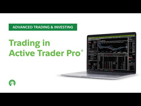 Trading in Active Trader Pro | Fidelity