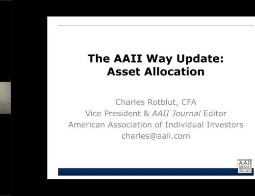 A Sample Investing Plan Based on the AAII Way