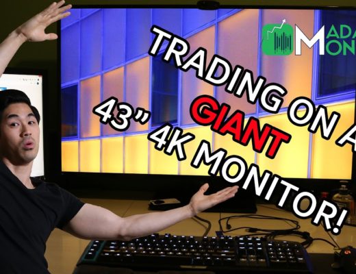 DAY TRADING ON A GIANT 43" 4K MONITOR! – REVIEWING THE LG 43UD79-B