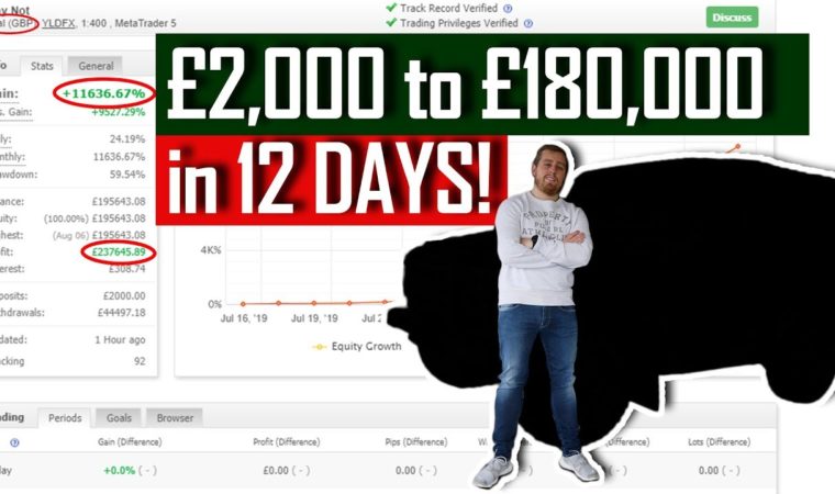 From £2000 to £180000 in 12 DAYS! CHALLENGE COMPLETE