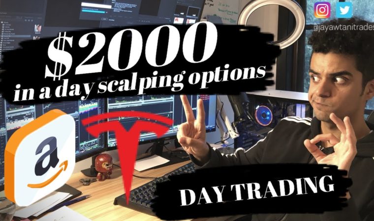 How to DAY TRADE Options | $2000 in a day | Scalping options