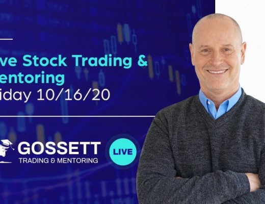 Live Stock Trading & Mentoring – Friday 10/16/20 – During the last hour of the US Stock Market