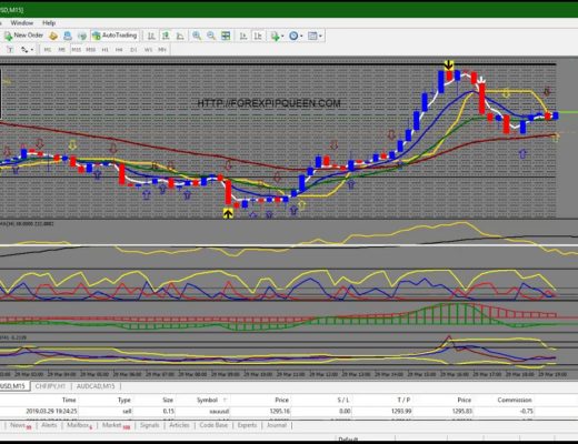 Live Trade with the Forex Pin System and Agimat Part 2