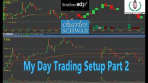 My Day Trading Setup StreetSmart Edge | Charles Schwab Part 2