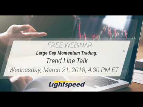 Large Cap Momentum Trading: Trend Line Talk