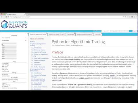 Python for Algorithmic Trading Course