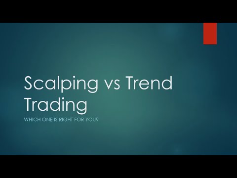 Scalping vs Trend Trading